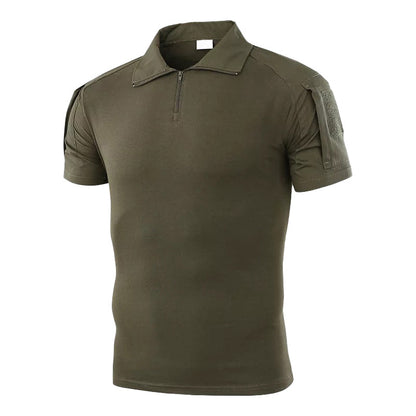 Men's Short Sleeve Camouflage Tactical