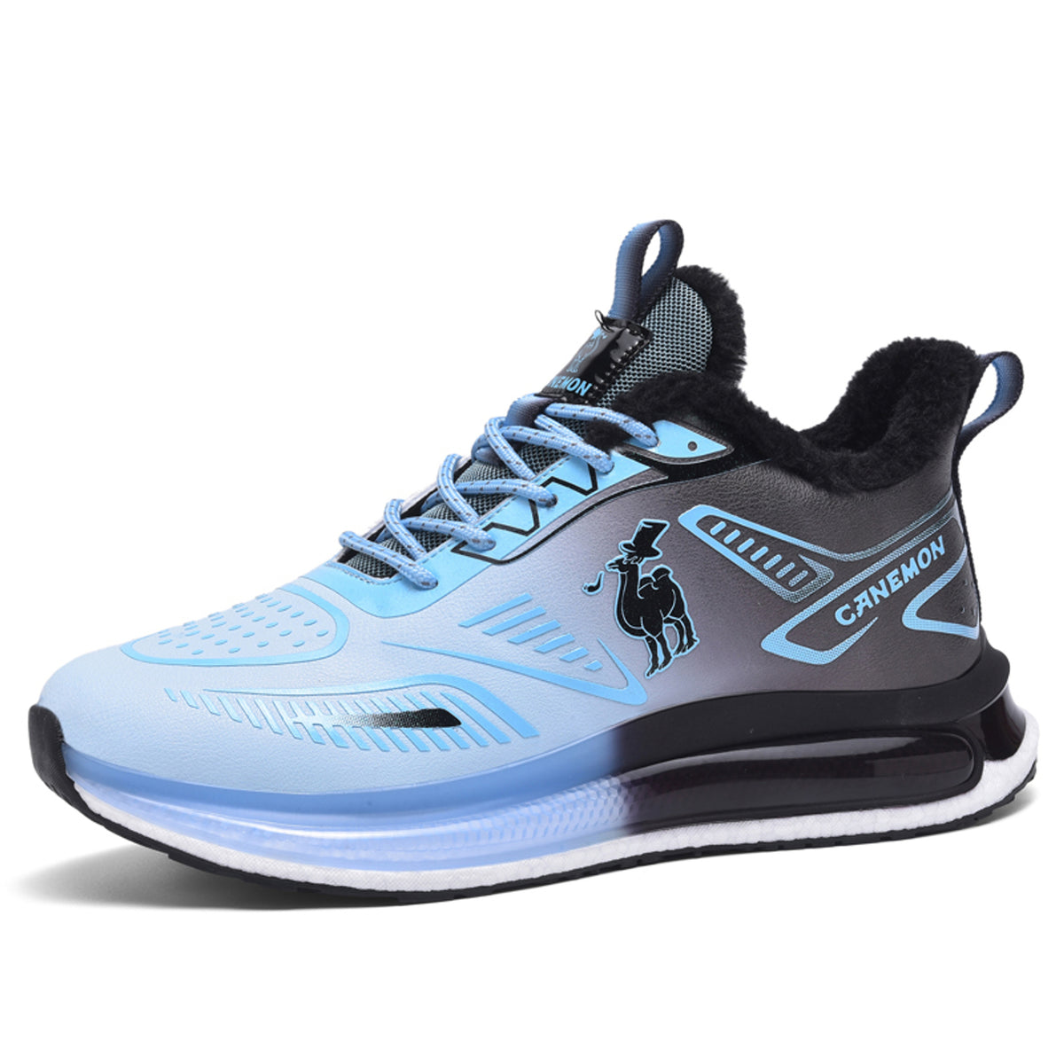 CANEMON Men's Fleece-Lined Winter Walking Shoes QZ6777, view 8