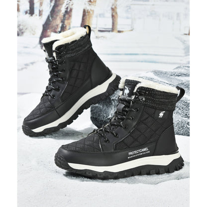 CANEMON QZ909 black winter boots detail 1
