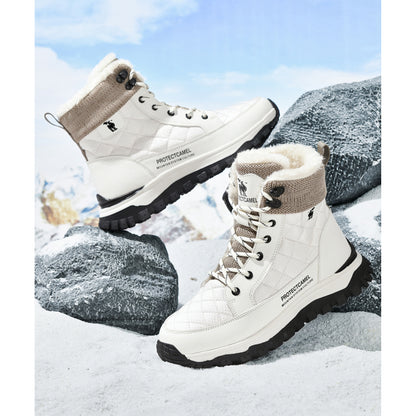CANEMON QZ909 white winter boots detail 4