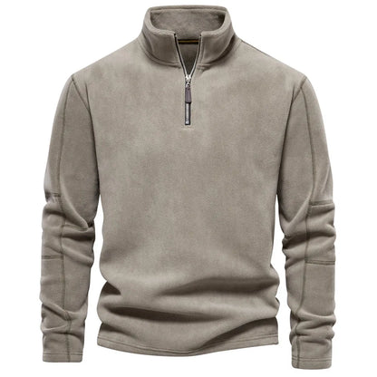 Men's Stand Collar Half-zipper Sweatshirt