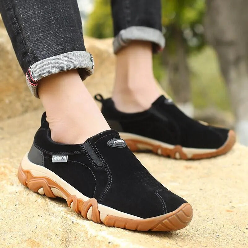 Men's Arch Support Easy to Put on and Take off Breathable Light Non-slip Shoes
