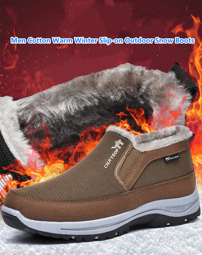 Men's Winter Soft Warm Non-Slip Snow Shoes