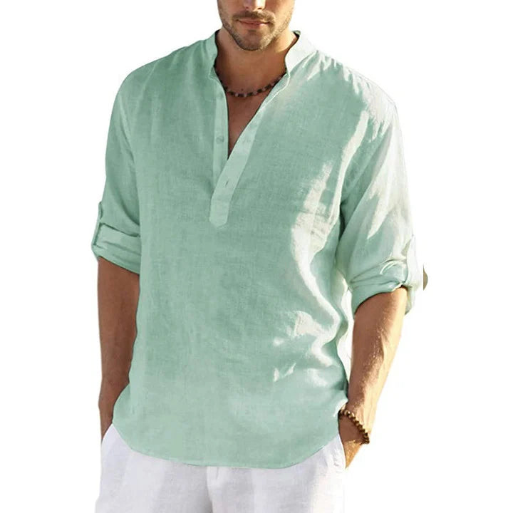 Men's Cotton Linen Hippie Casual T-Shirt - New – SweetieCathy