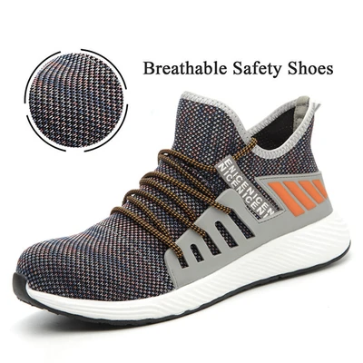 2024 New Style Men&Women Steel-toe Safety Work Sneakers