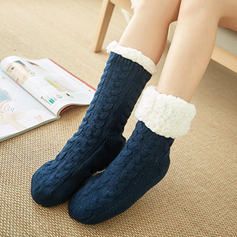 Extra-warm Fleece Indoor Slipper Socks