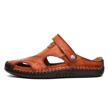 Men's Soft Leather Beach Sandals