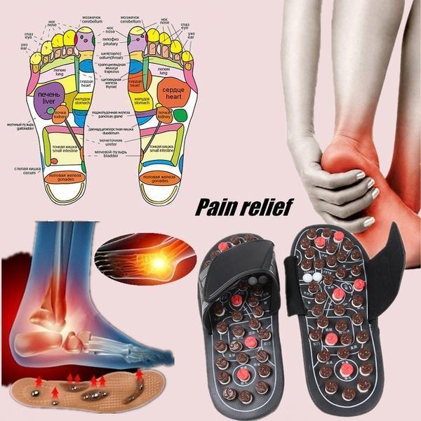Acupressure Foot Massager Acupoint Stimulation Massage Slippers Shoes