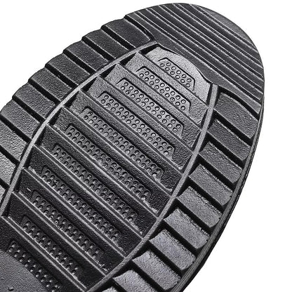 Men's Extended Width Foot Easy On And Off Comfort Insole Non-Slip Outdoor Sneakers