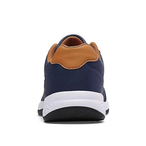 Men's Leather Casual Breathable Outdoor Flat Bottom Waterproof Non-Slip Sneakers
