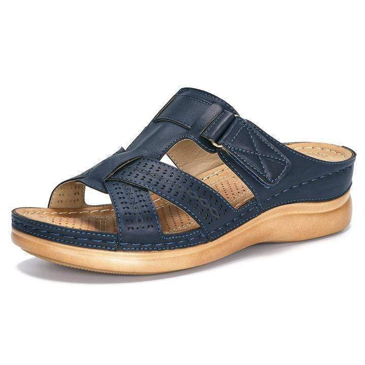 Leather Soft Footbed Arch Support Sandals 2024