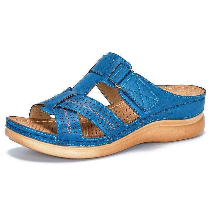 Leather Soft Footbed Arch Support Sandals 2023